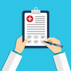 Medical records, prescriptions, and test reports related to the treatment